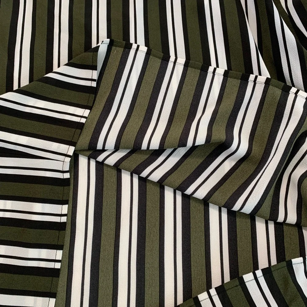 Michael Kors Multicolored Stripes Blouse Size Medium